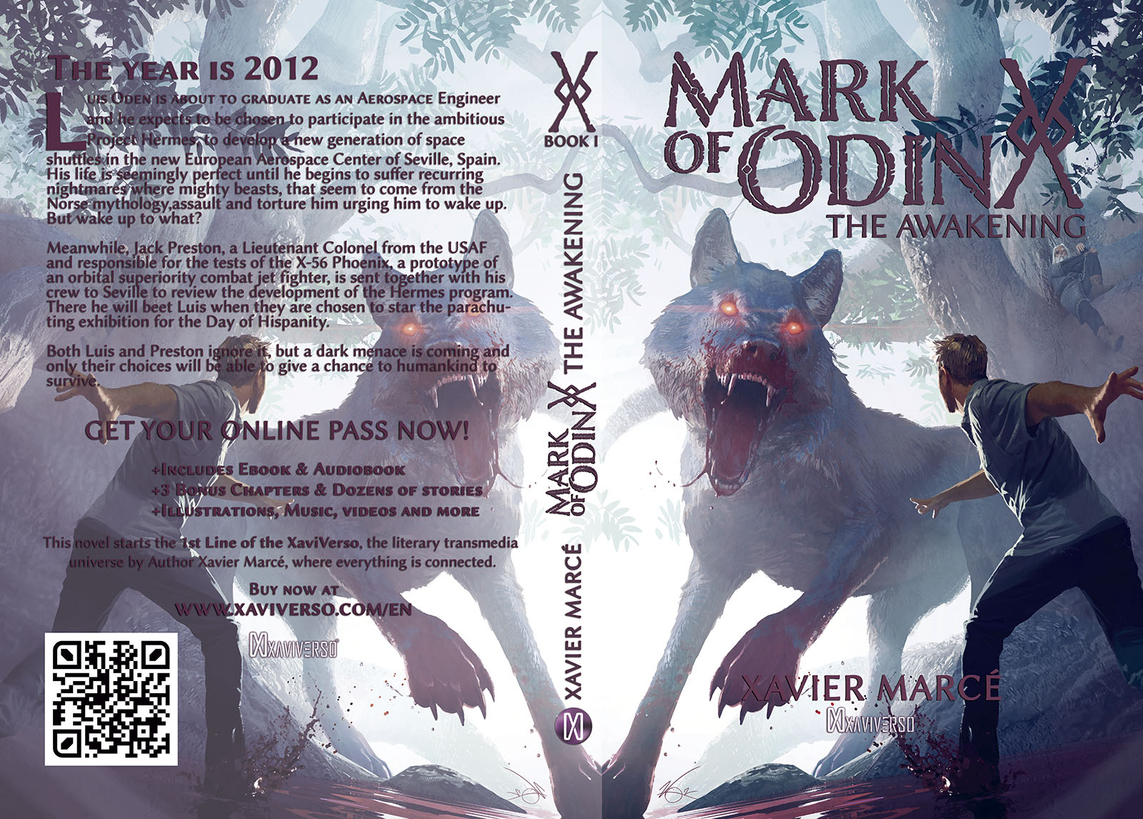 Mark of Odin: The Awakening paperback cover design for Amazon